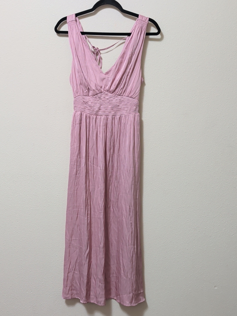 Old Navy Light Pink V-Neck Maxi Sundress
